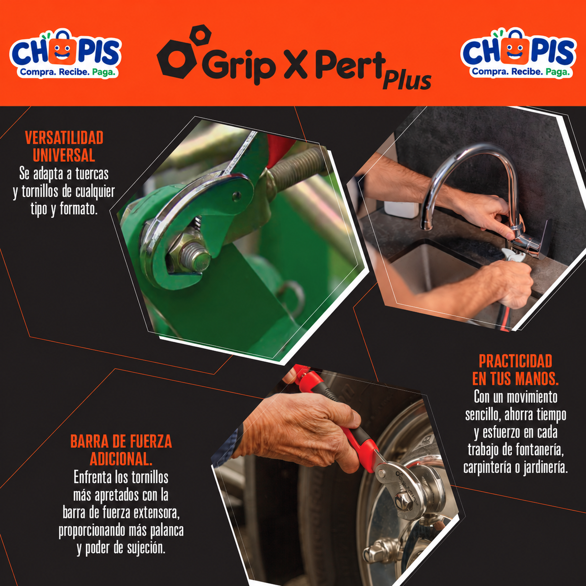 Grip X pert Plus Llaves Universales sx 2