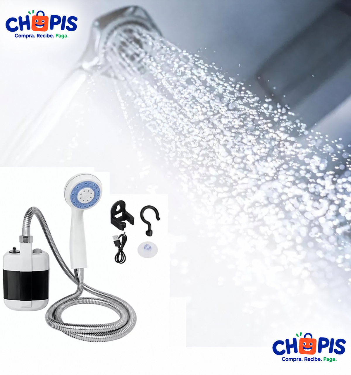 Ducha Portátil Recargable