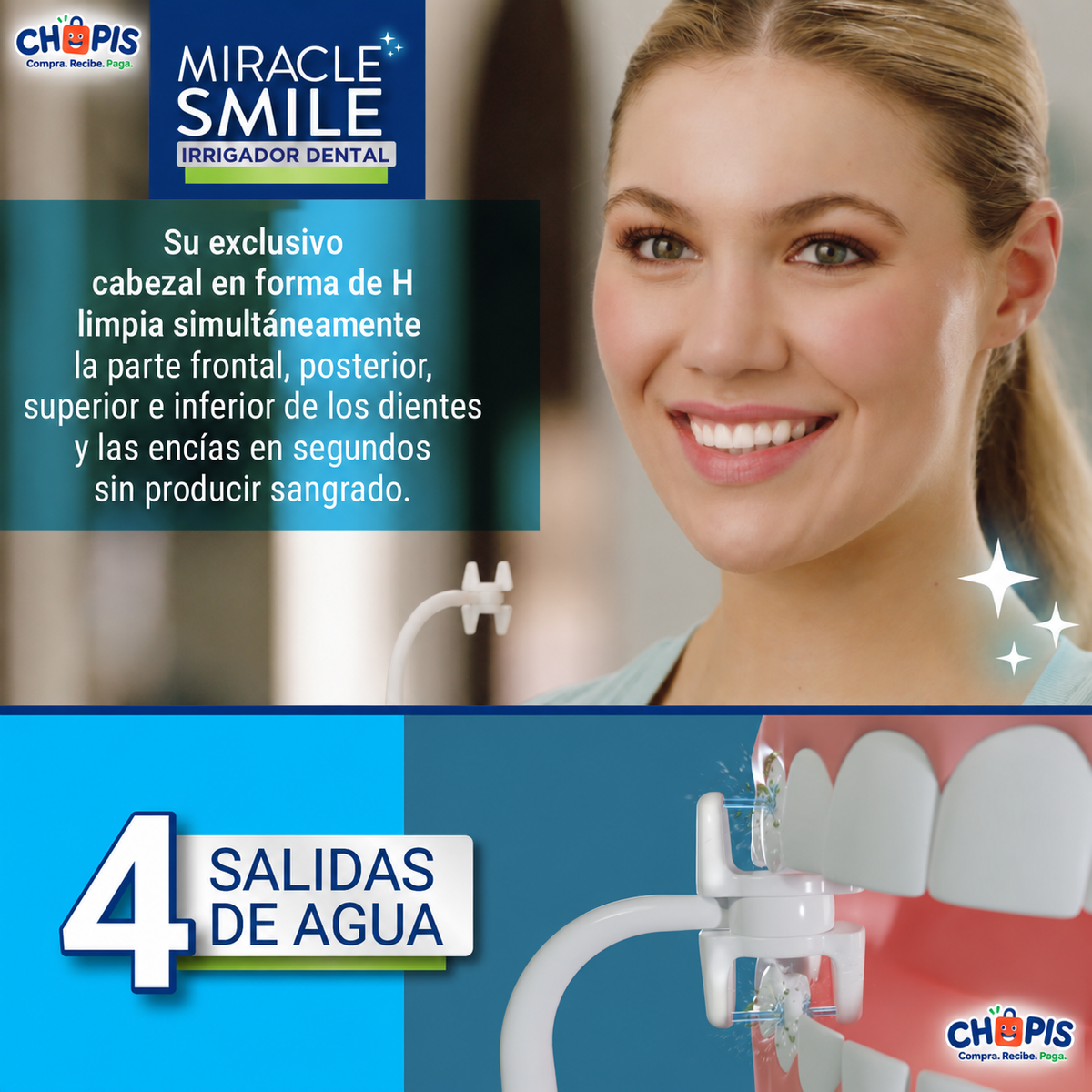 Miracle Smile Irrigador Dental
