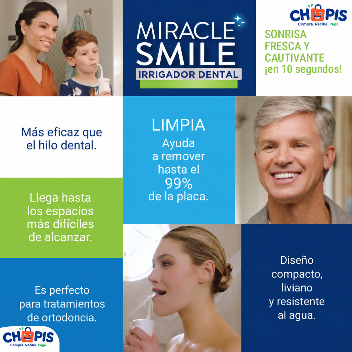Miracle Smile Irrigador Dental