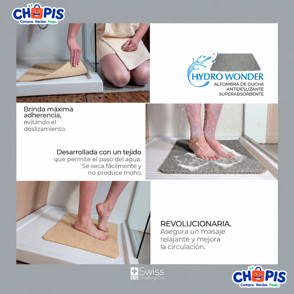Hydro Wonder Alfombra Antideslizante