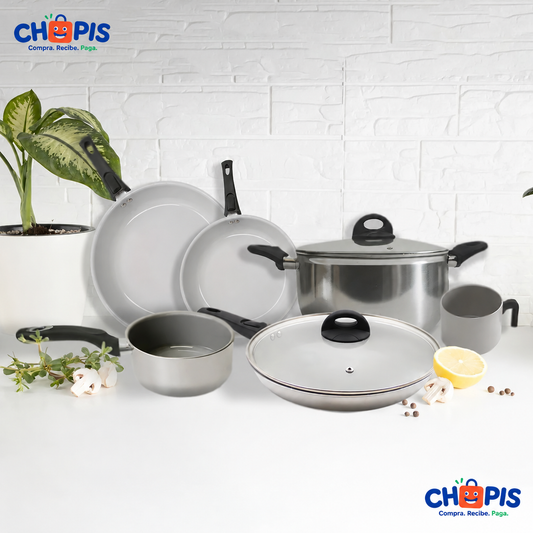 Ollas y Sartenes Xtrem Cook Steel 4 Pz