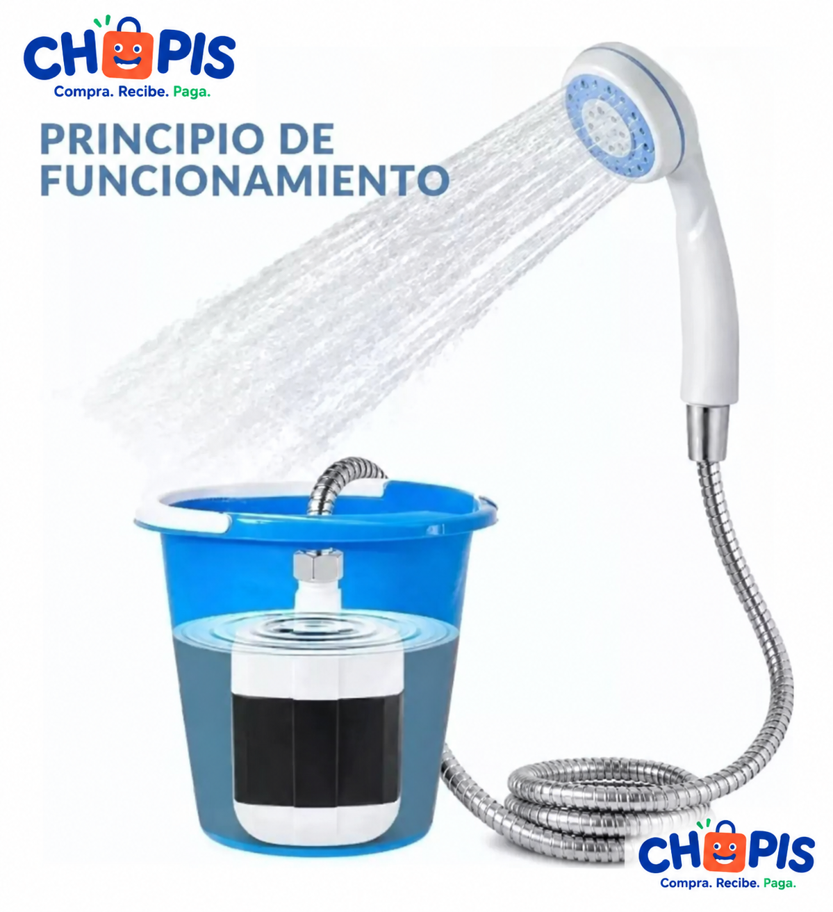 Ducha Portátil Recargable
