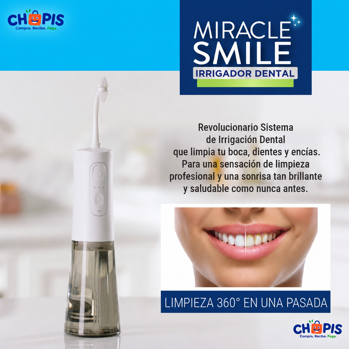 Miracle Smile Irrigador Dental