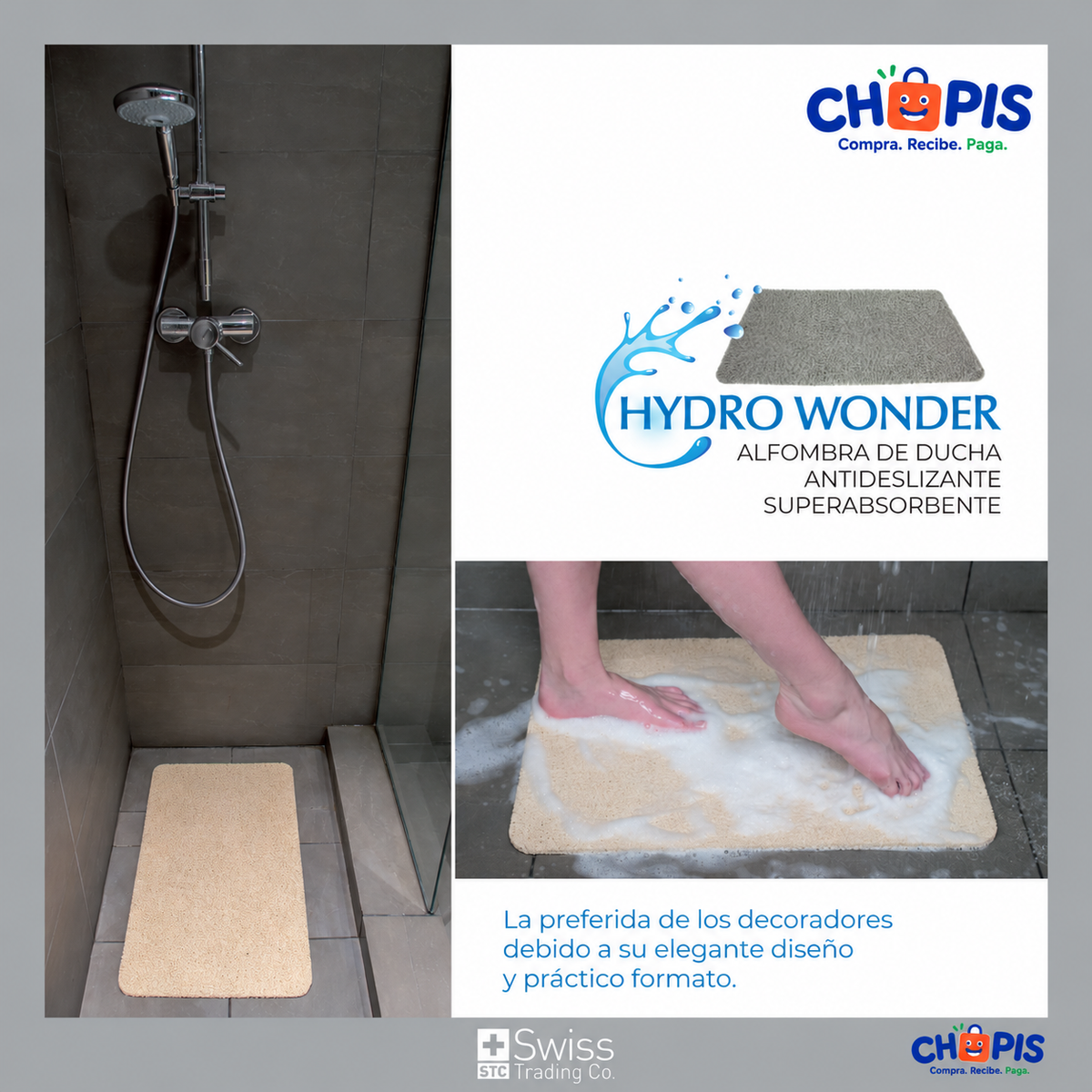 Hydro Wonder Alfombra Antideslizante