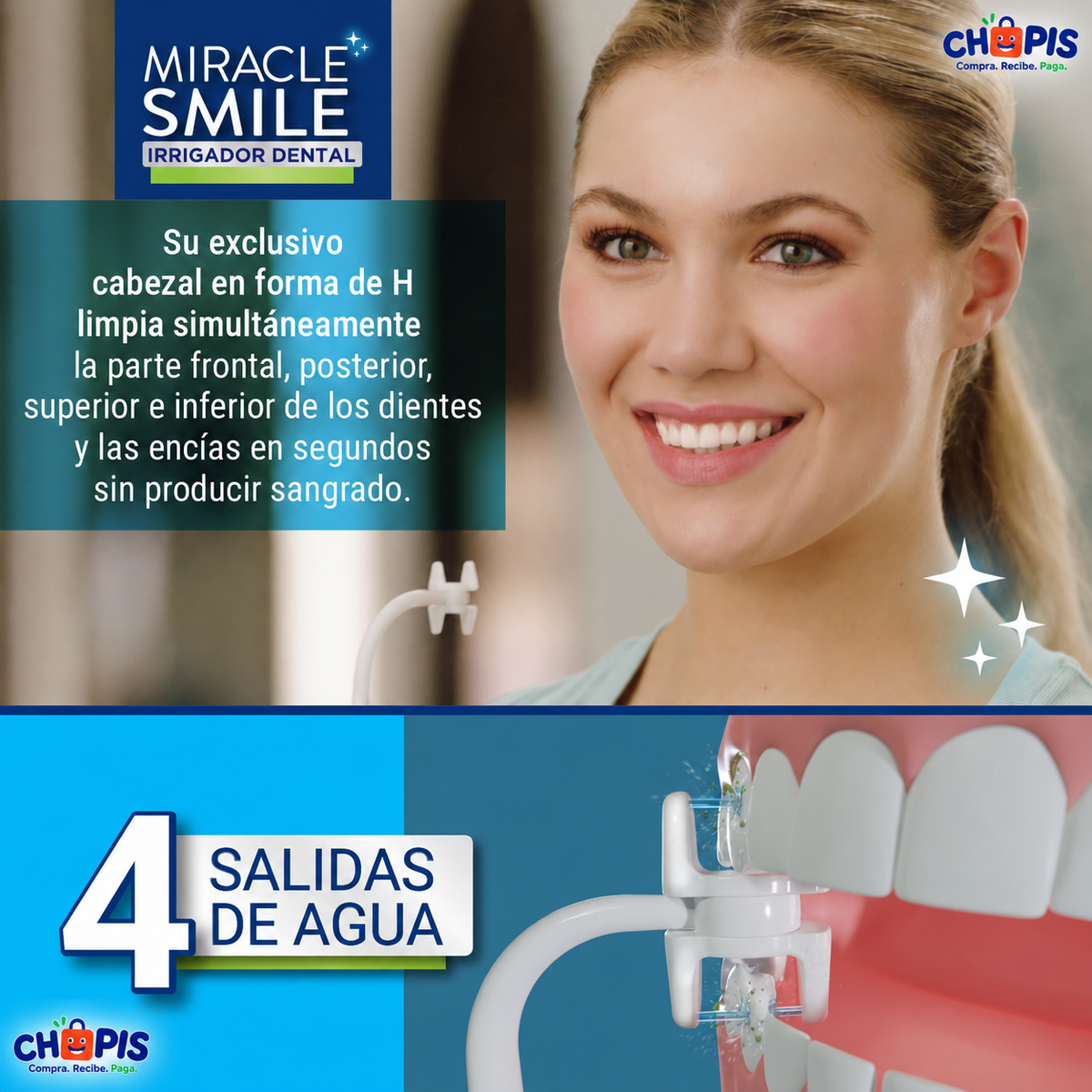 Miracle Smile Irrigador Dental